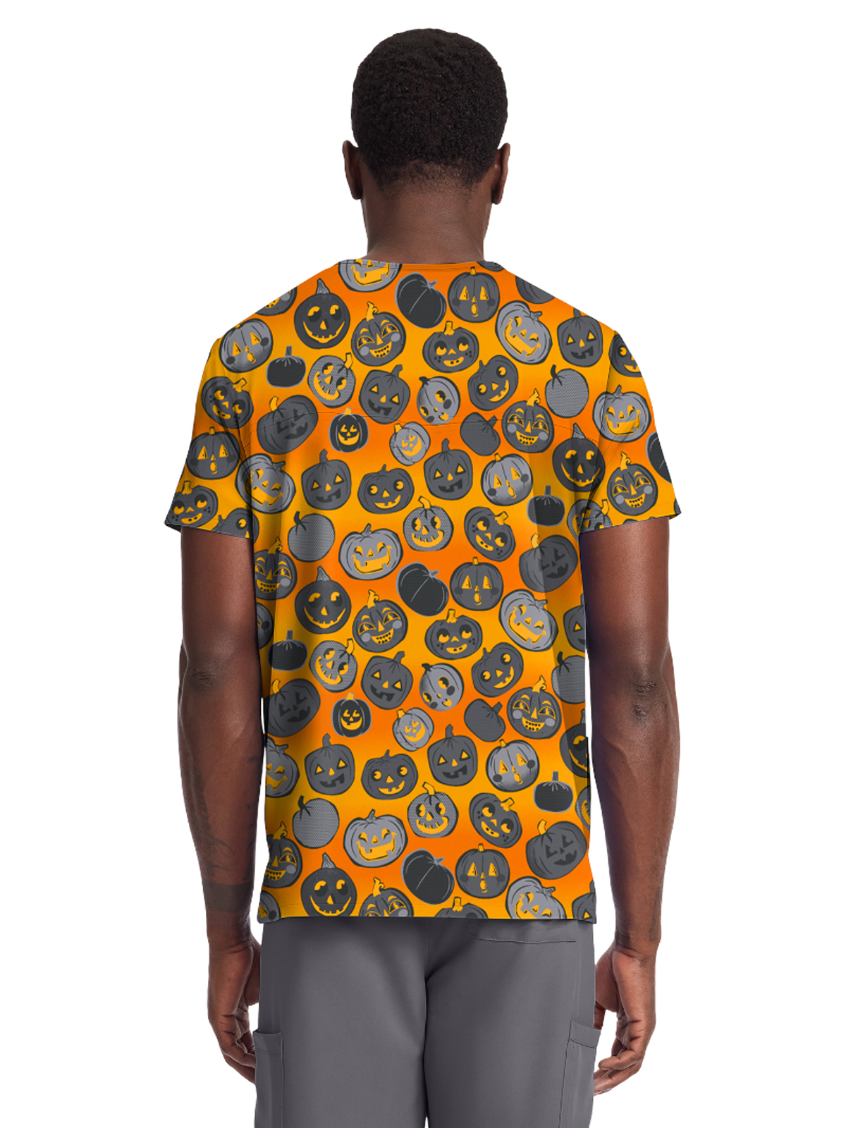 Cherokee - Genuine - Unisex V-Neck Print Top 8