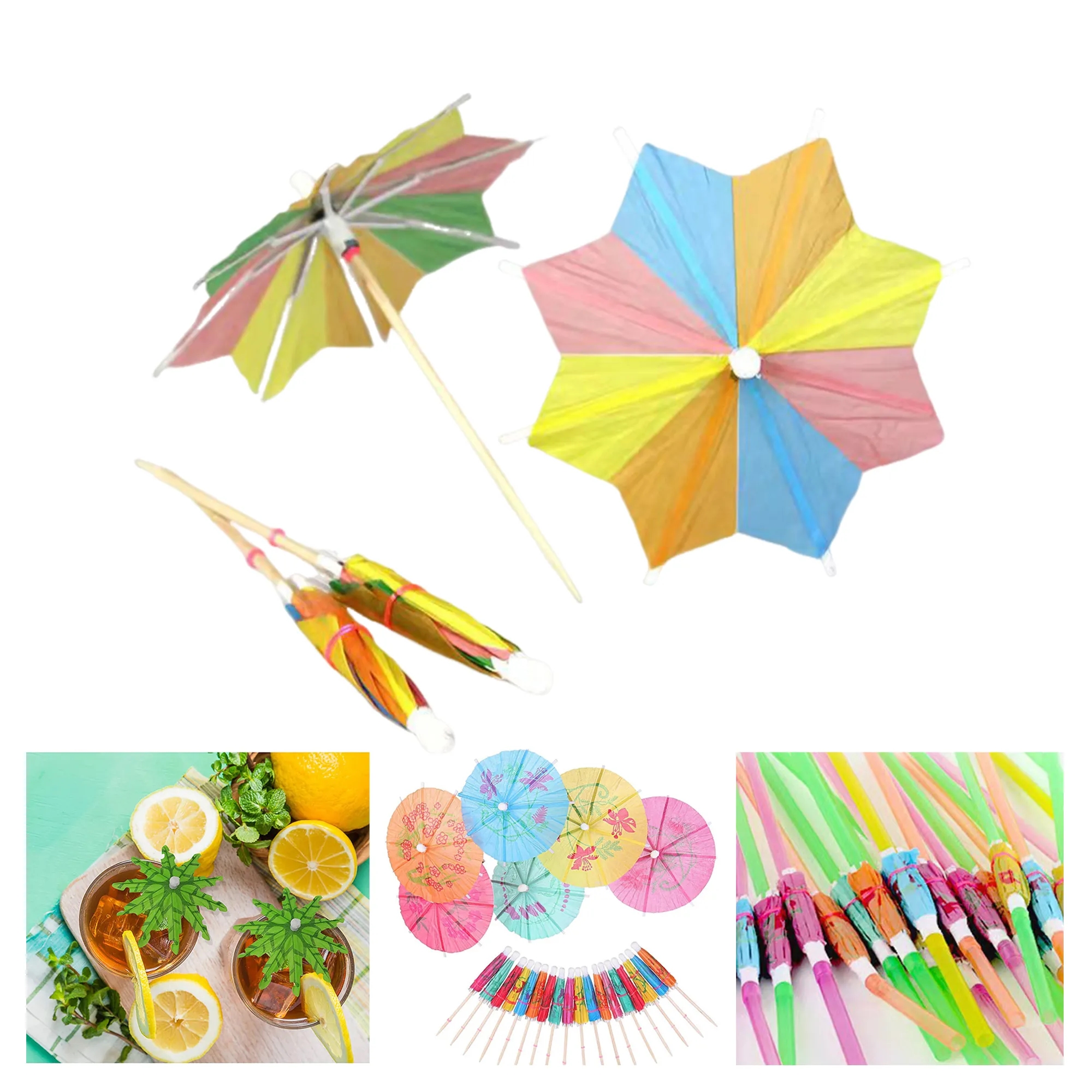 Customizable Cocktail Umbrella Picks 2