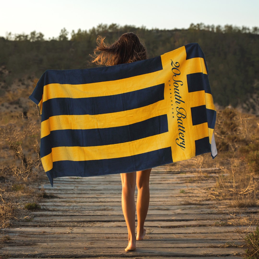 Cabana Rugby Strip Towel 20