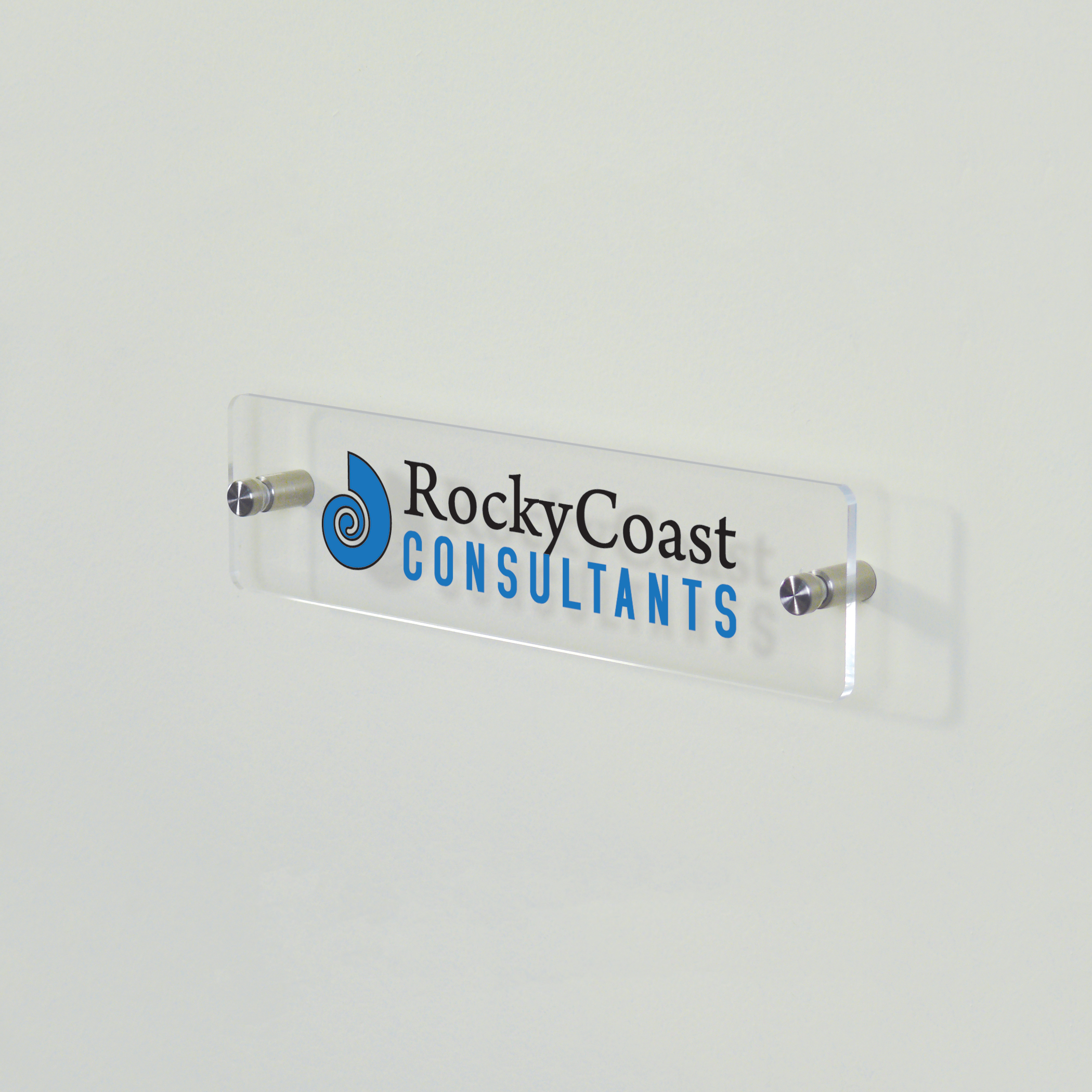 Stand-Off Sign 10 x 2 5