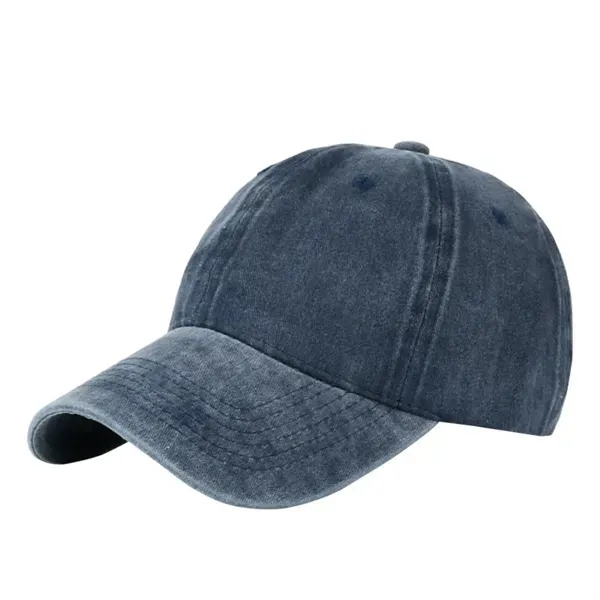 Vintage Pigment Dyed Dad Cap with Relaxed Fit Baseball Hat 9