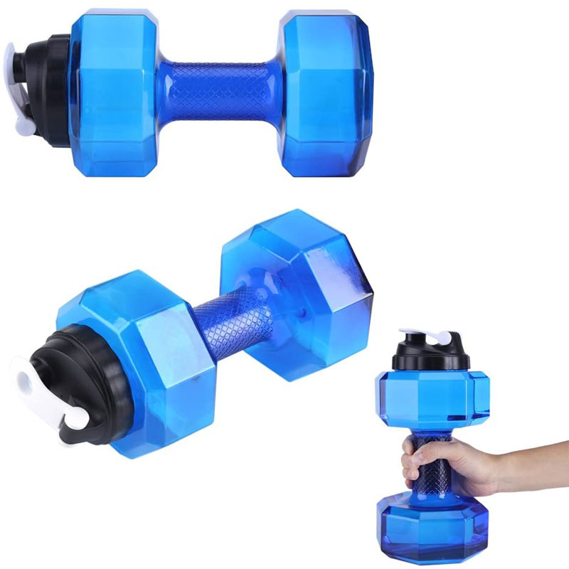 88oz Large Capacity Dumbbell Shaped Exercise Sports Water Bottle 5