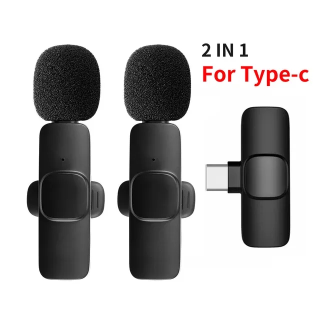 Wireless Collar Clip Multifunctional Microphone 4