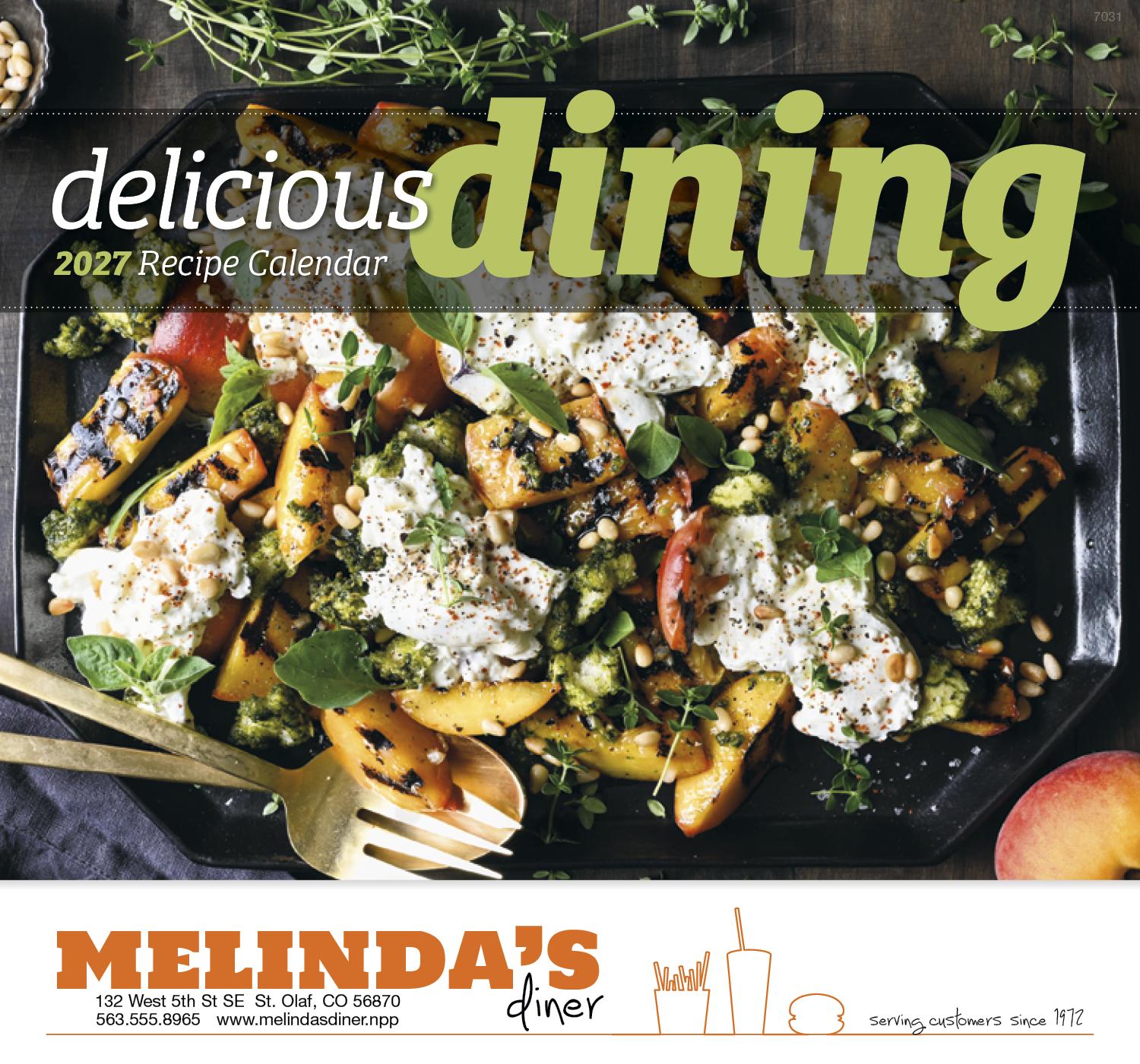 Good Value™ Delicious Dining - Stapled Calendar 33