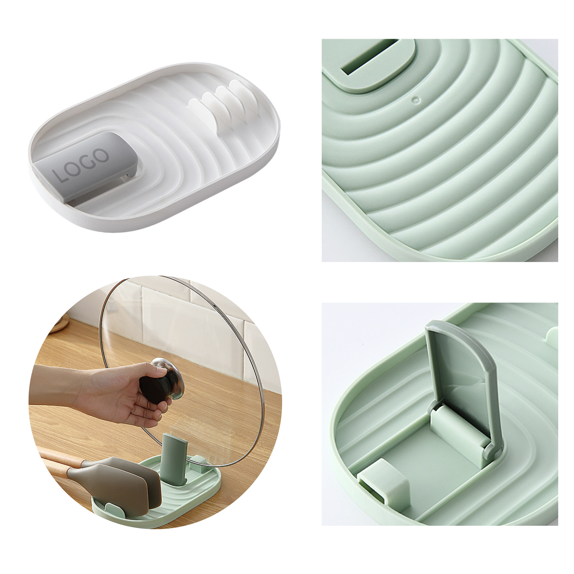 MOQ 10 PCS Durable Pot Spatula Storage Rack 2