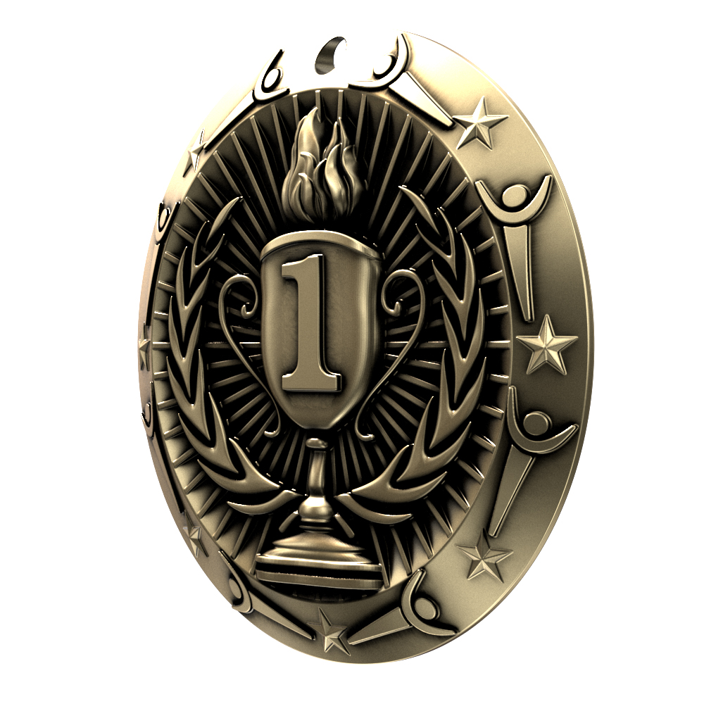 1st Place World Class Medallion (3") 1