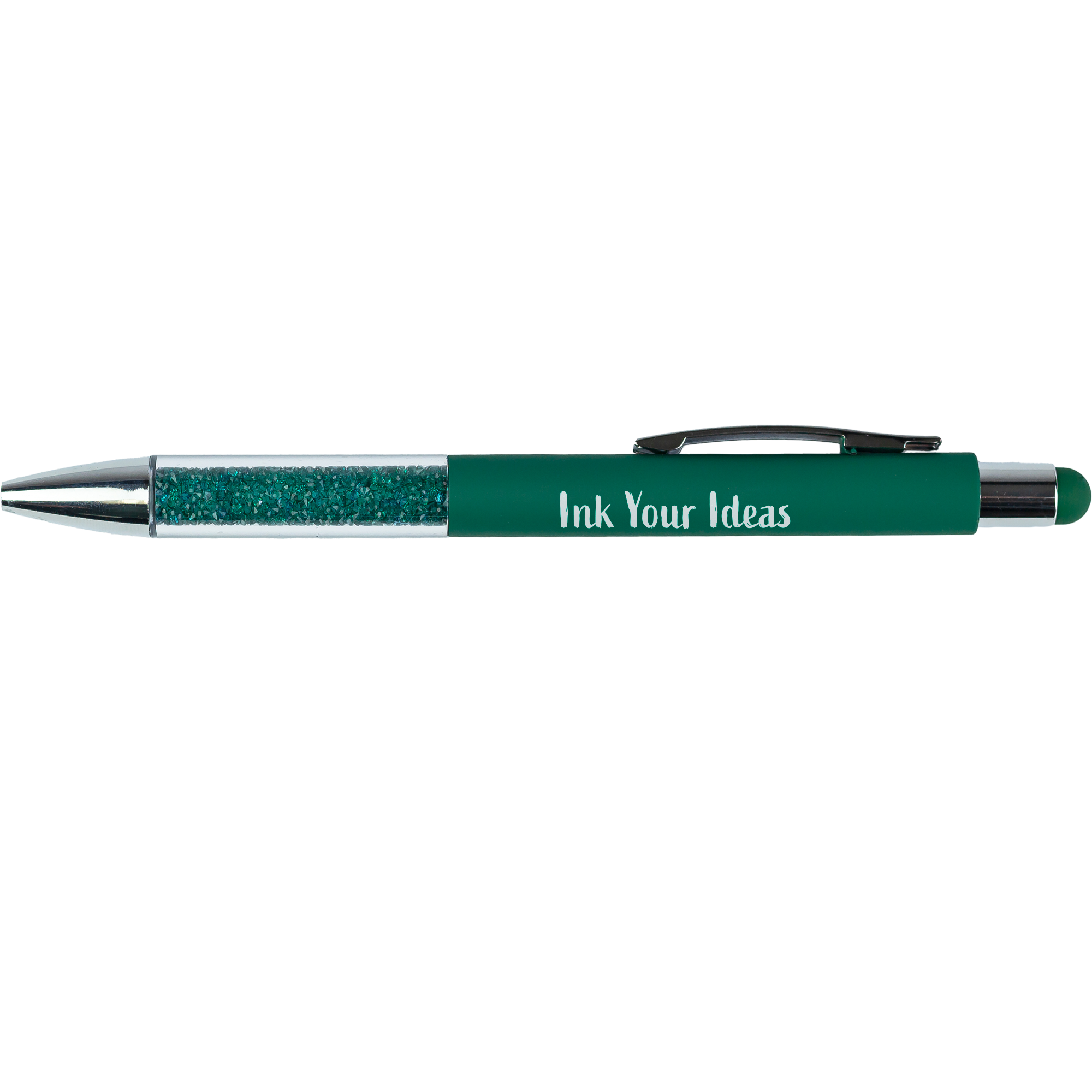 Recycled Glitter Grip Stylus Pen 25