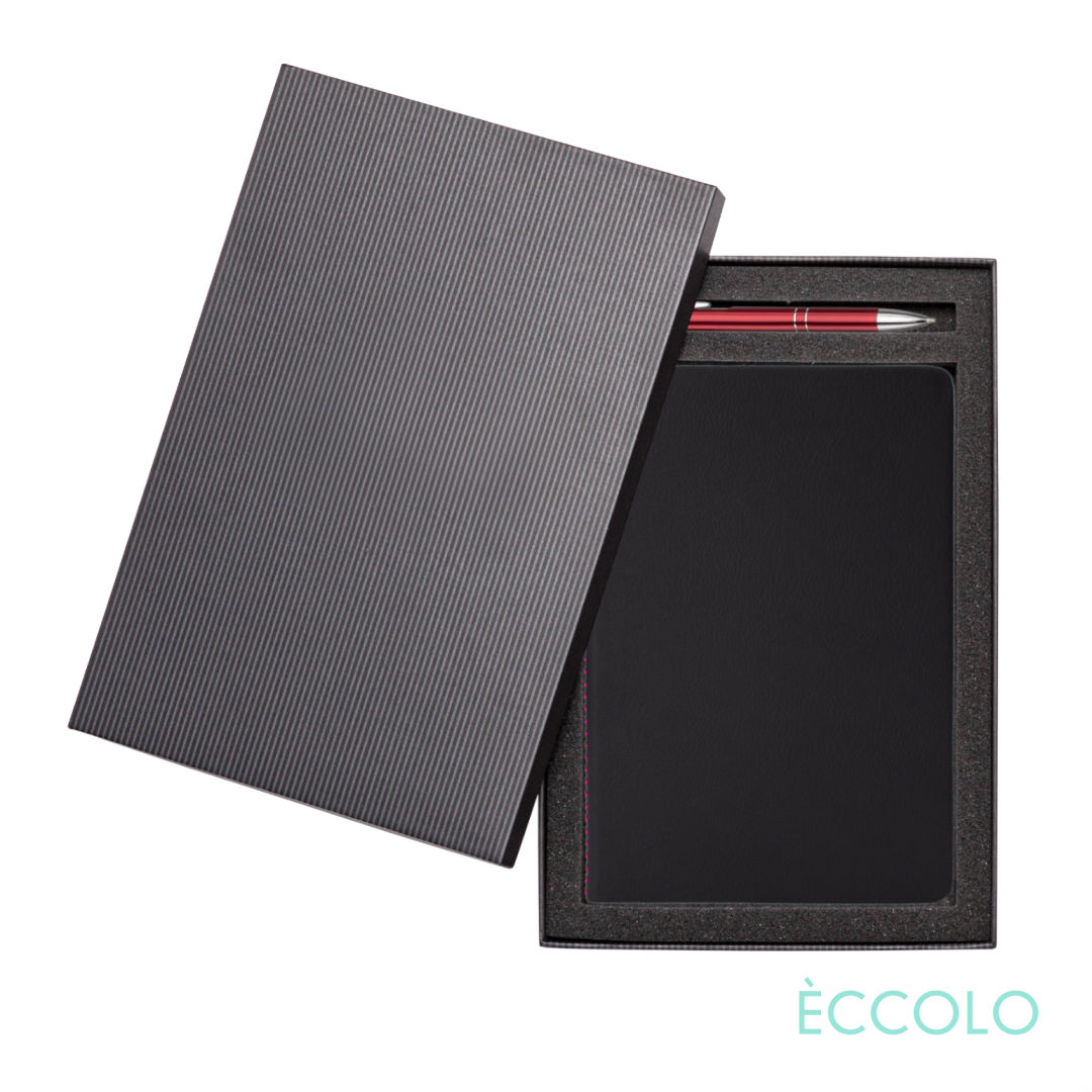 Eccolo® New Wave Journal/Clicker Pen Gift Set - (M) 2