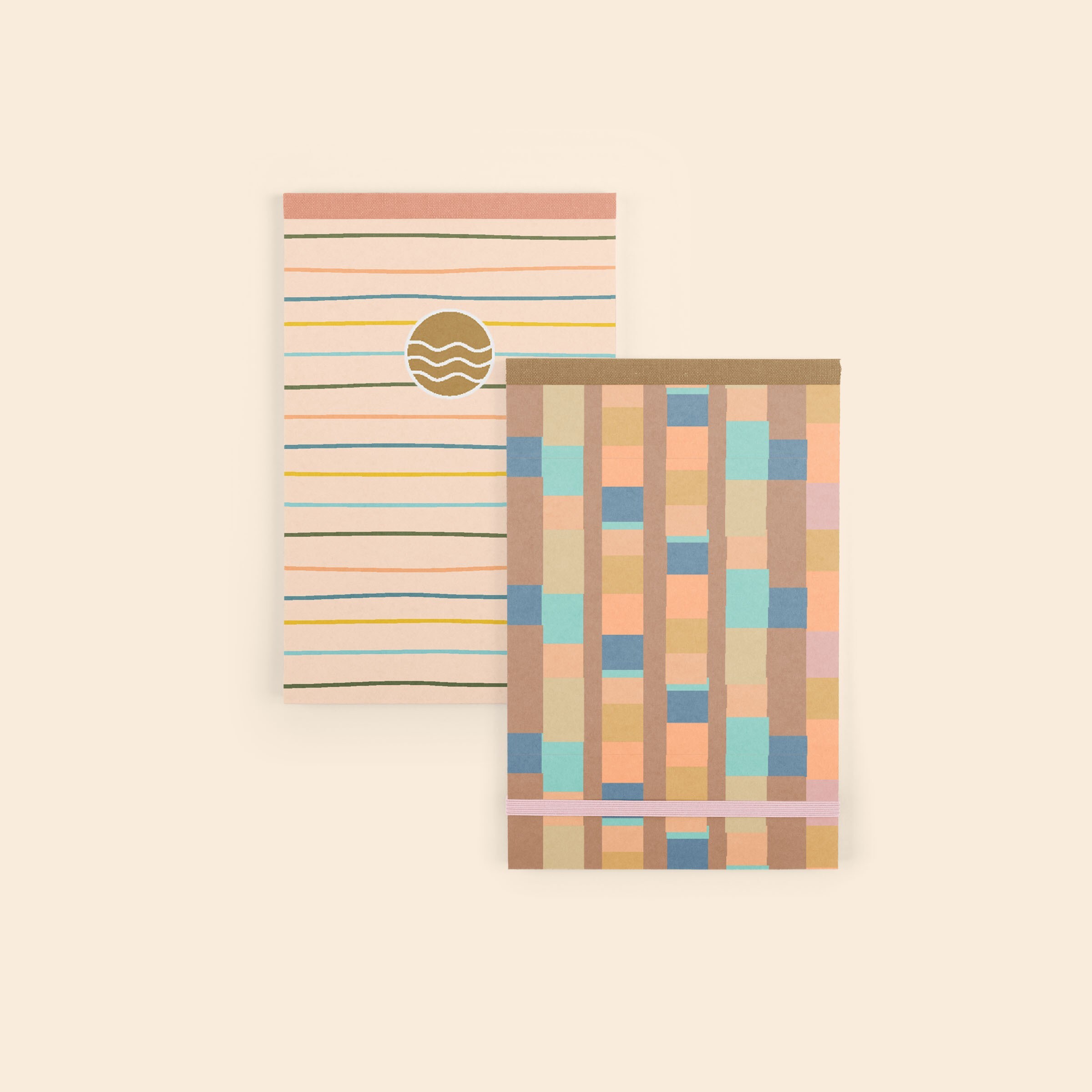 TASKPAD - 5.5 x 8.5 - TAPE - BLACK AND WHITE GUTS