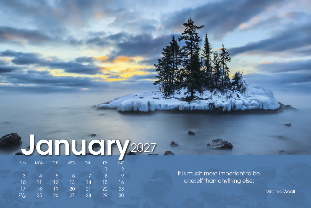 Triumph® Calendars Scenic Moments Large Desk Calendar 34