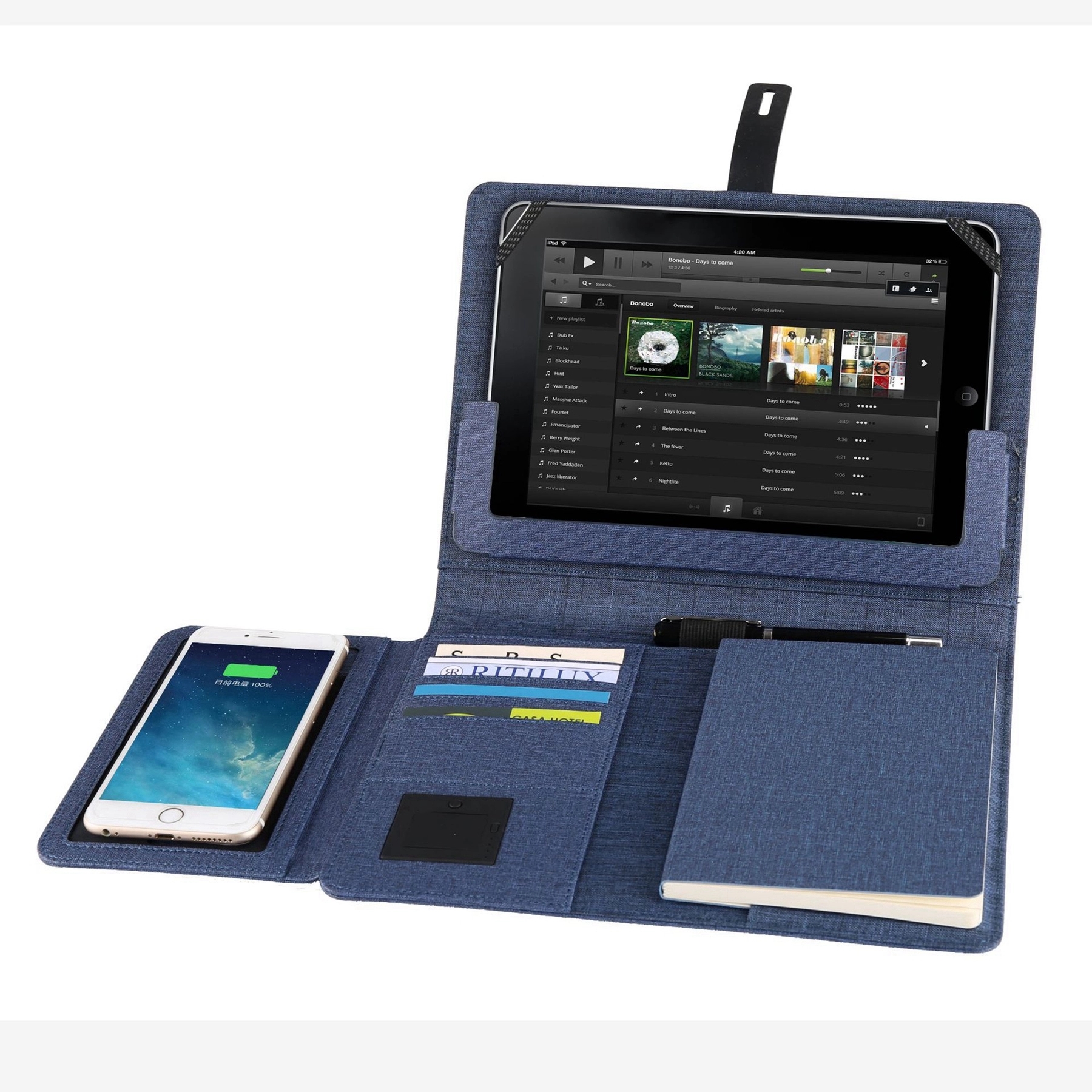 Multifunctional A5 Notebook with 6000 mAh Power Bank 4