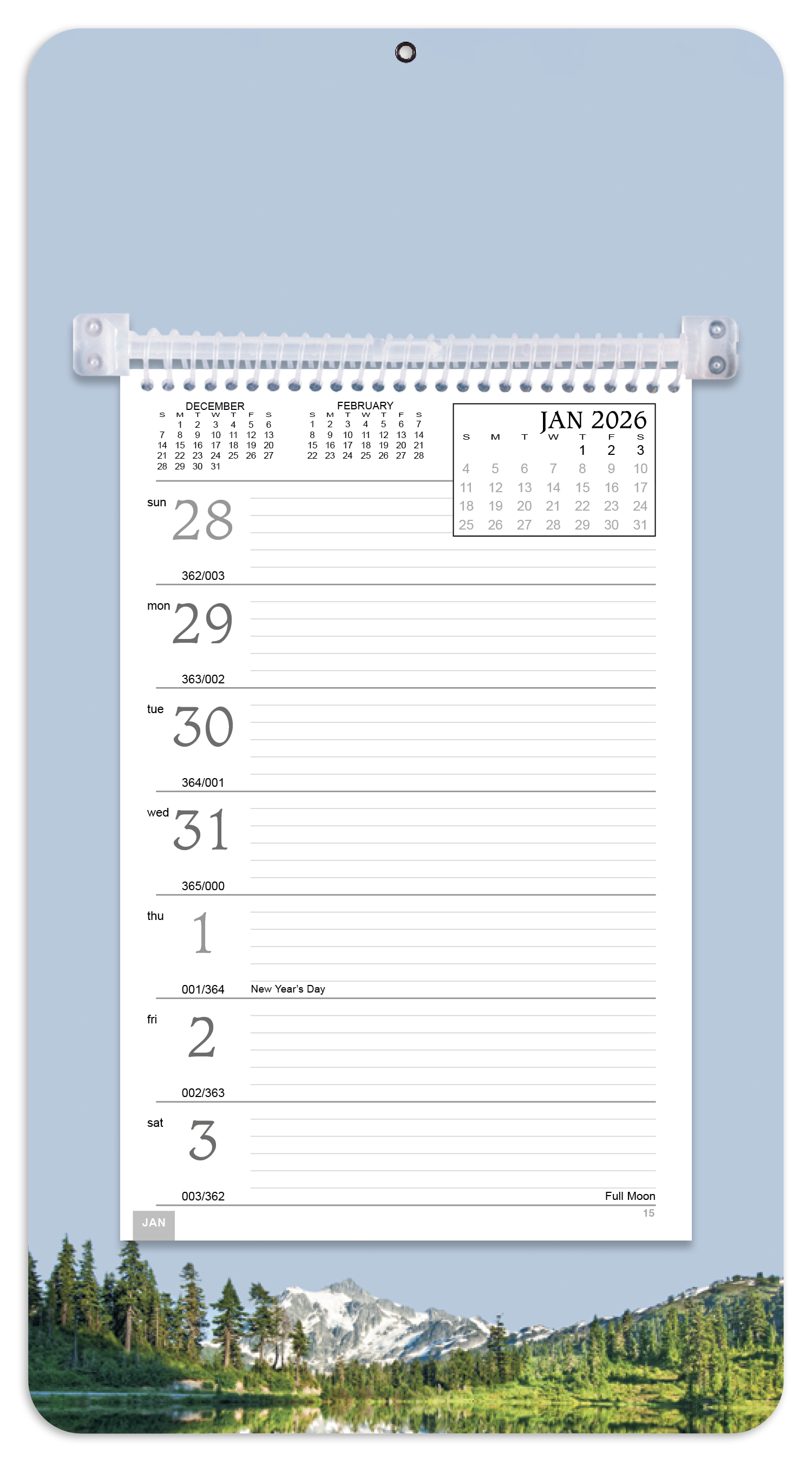 Triumph® Calendars Full-Color Weekly Memo Calendar 15