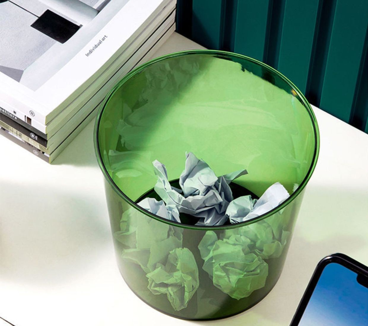 Transparent Trash Bin 4