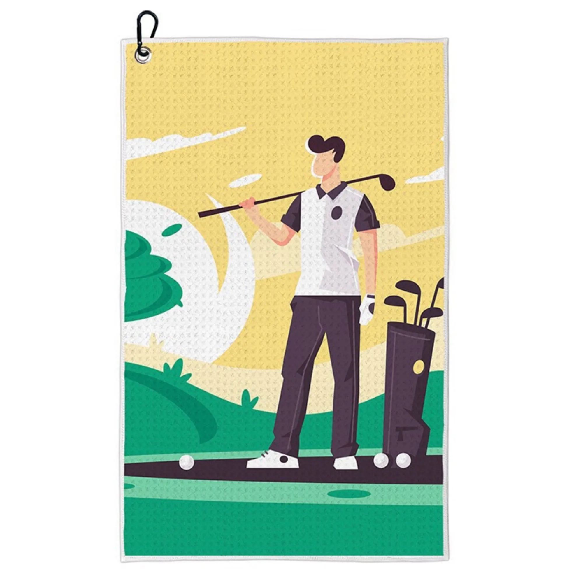 Custom Full Color Golf Towel 2