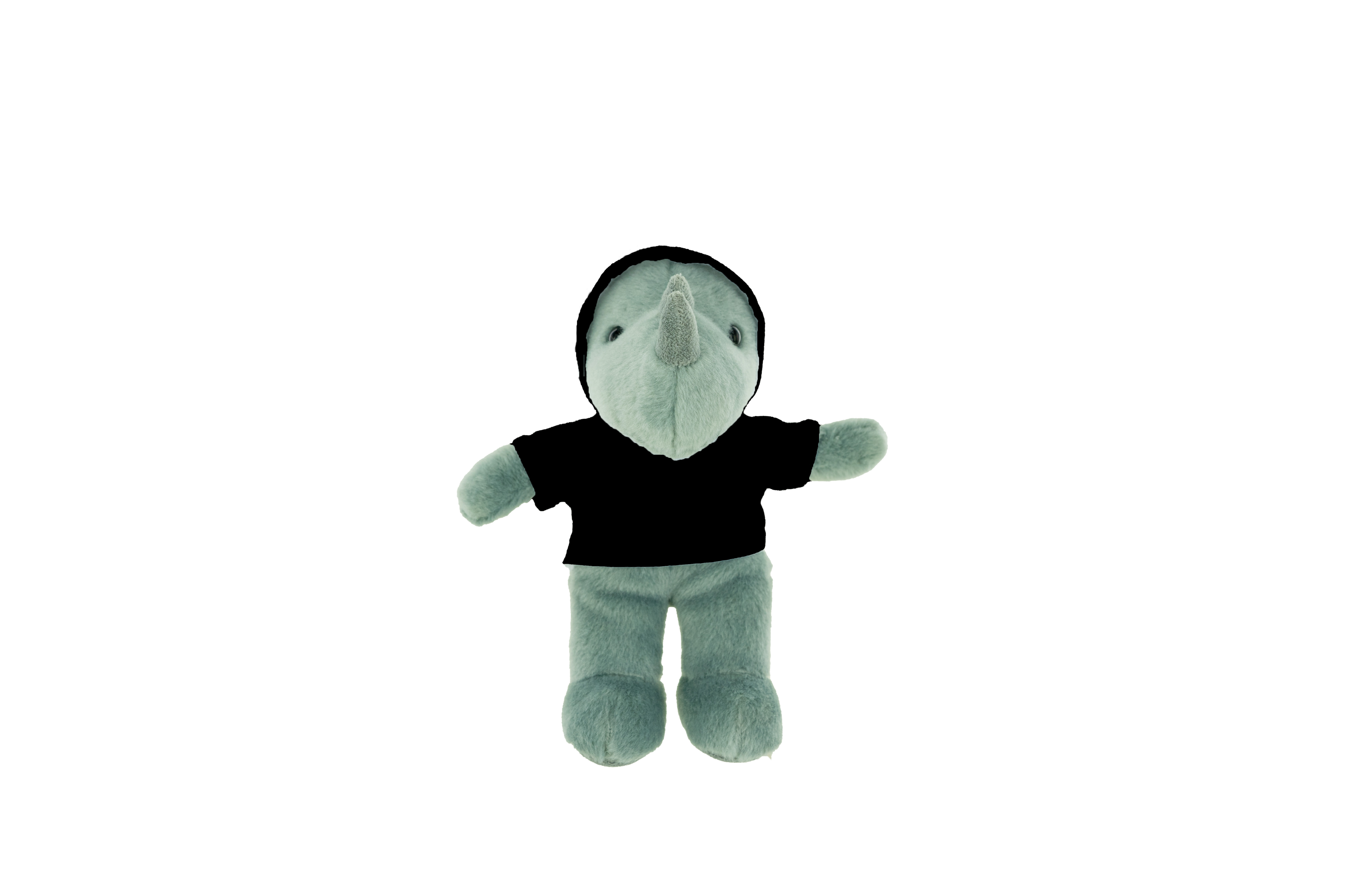 Plush Rhino with Hoodie 16