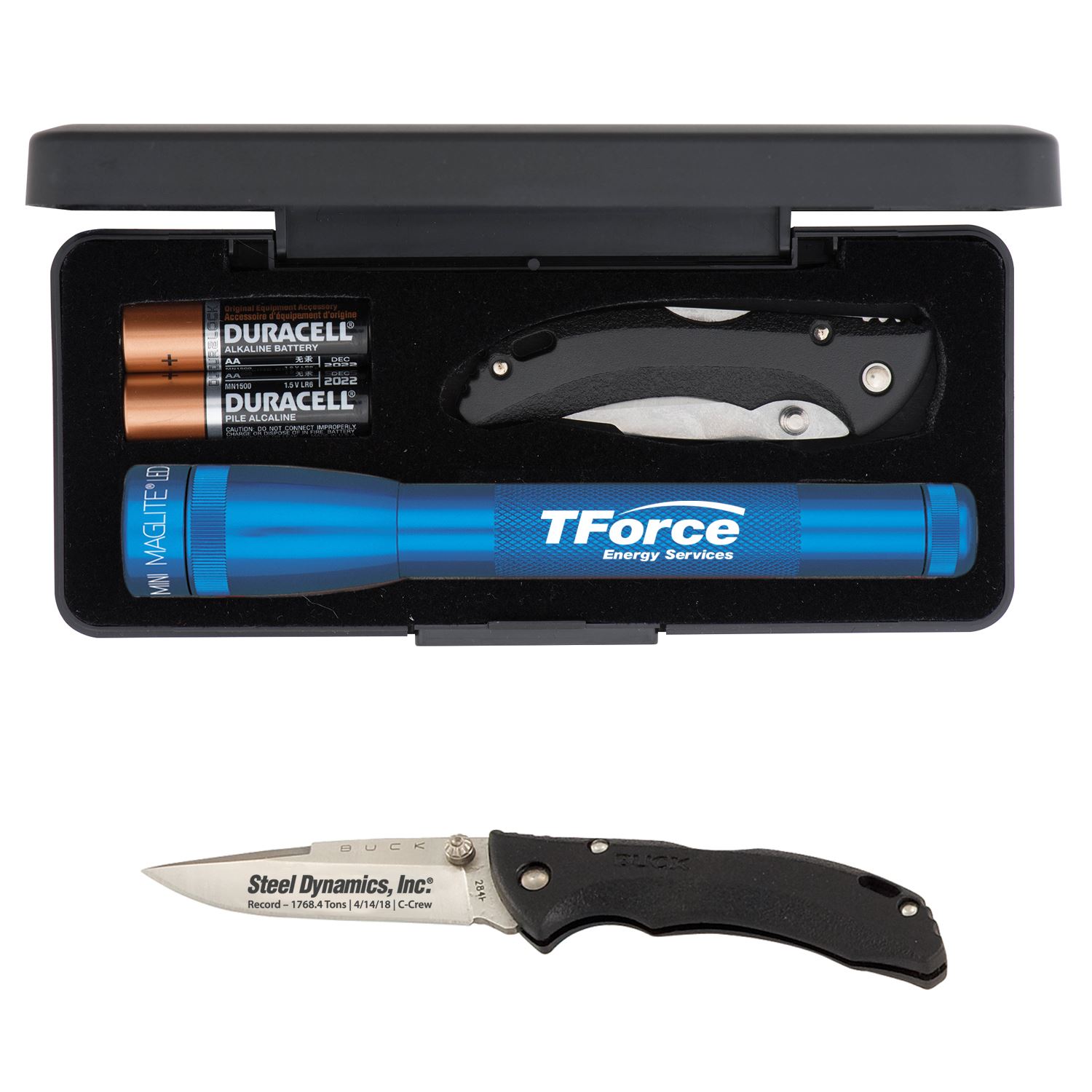 "AA" LED Mini Maglite® With Buck® “Bantam Bbw” Knife 4