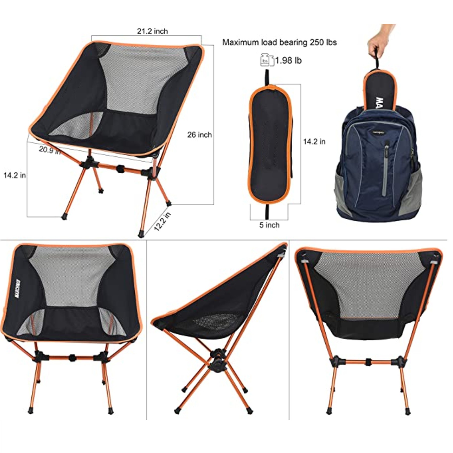 Ultralight Folding Camping Chair 4