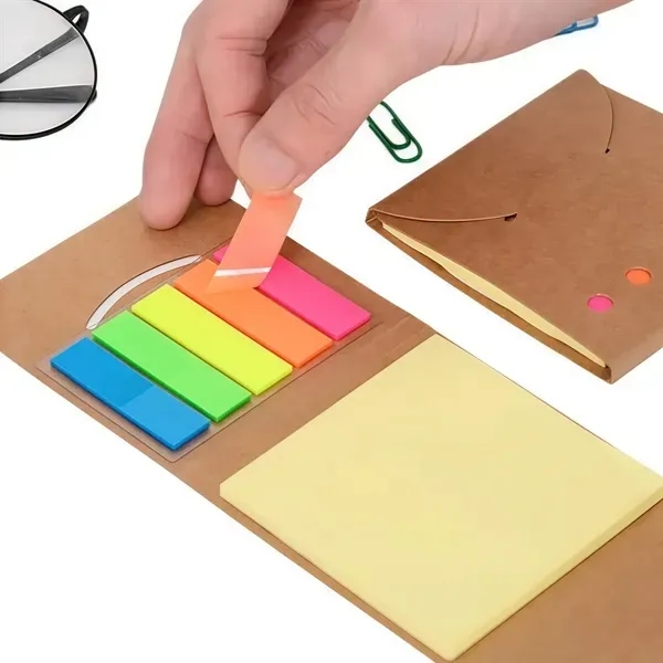 Neon Sticky Notes & Page Markers Combo Pack 14