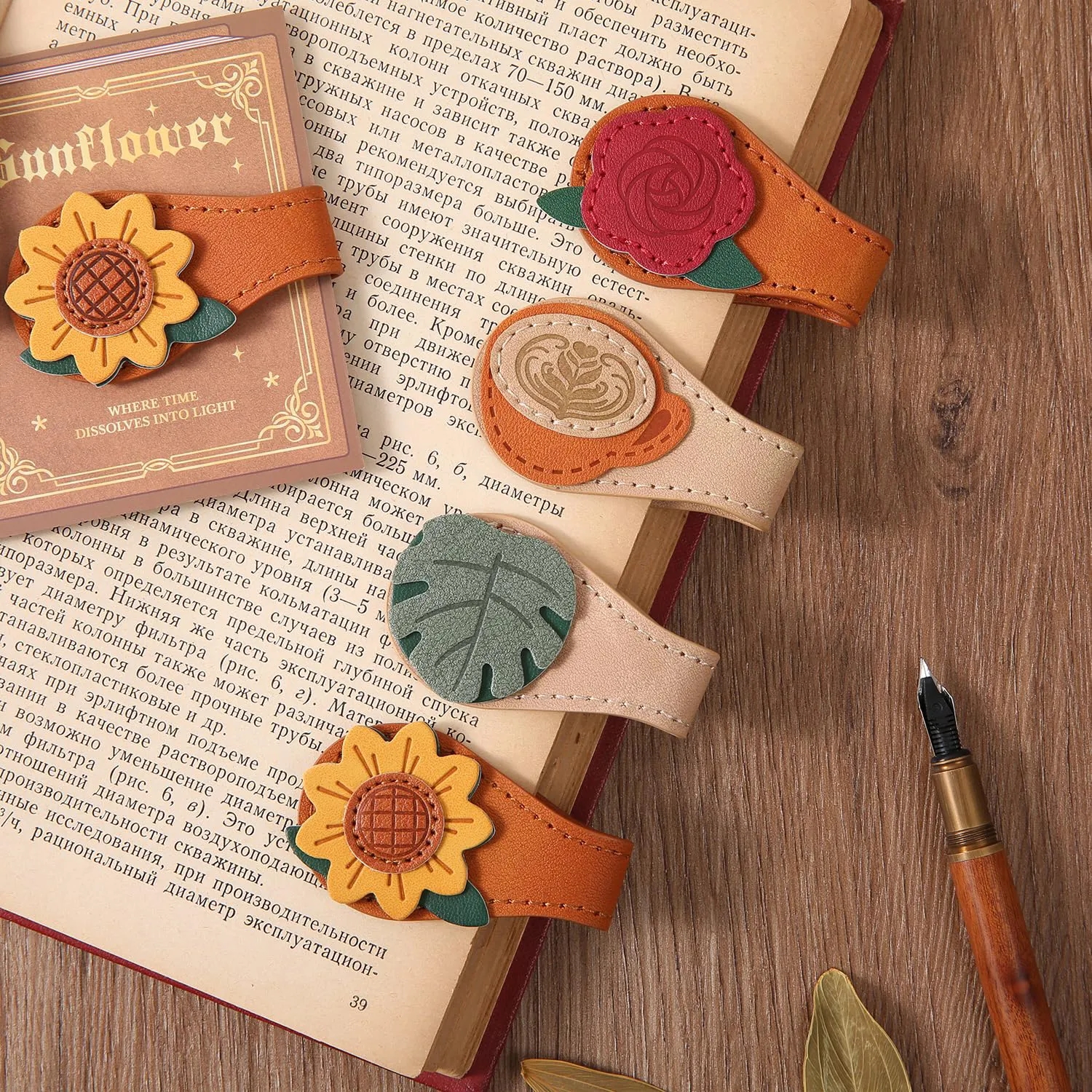 Wholesale Magnetic Leather Bookmark Clips 11