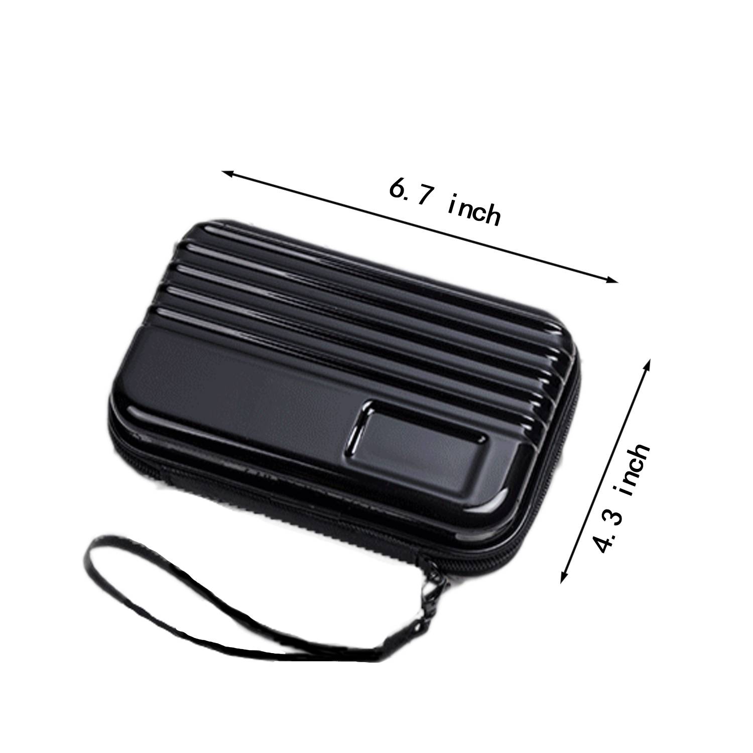 Hard Shell Cosmetics Case Carrying Mini Crossbody Bag 5