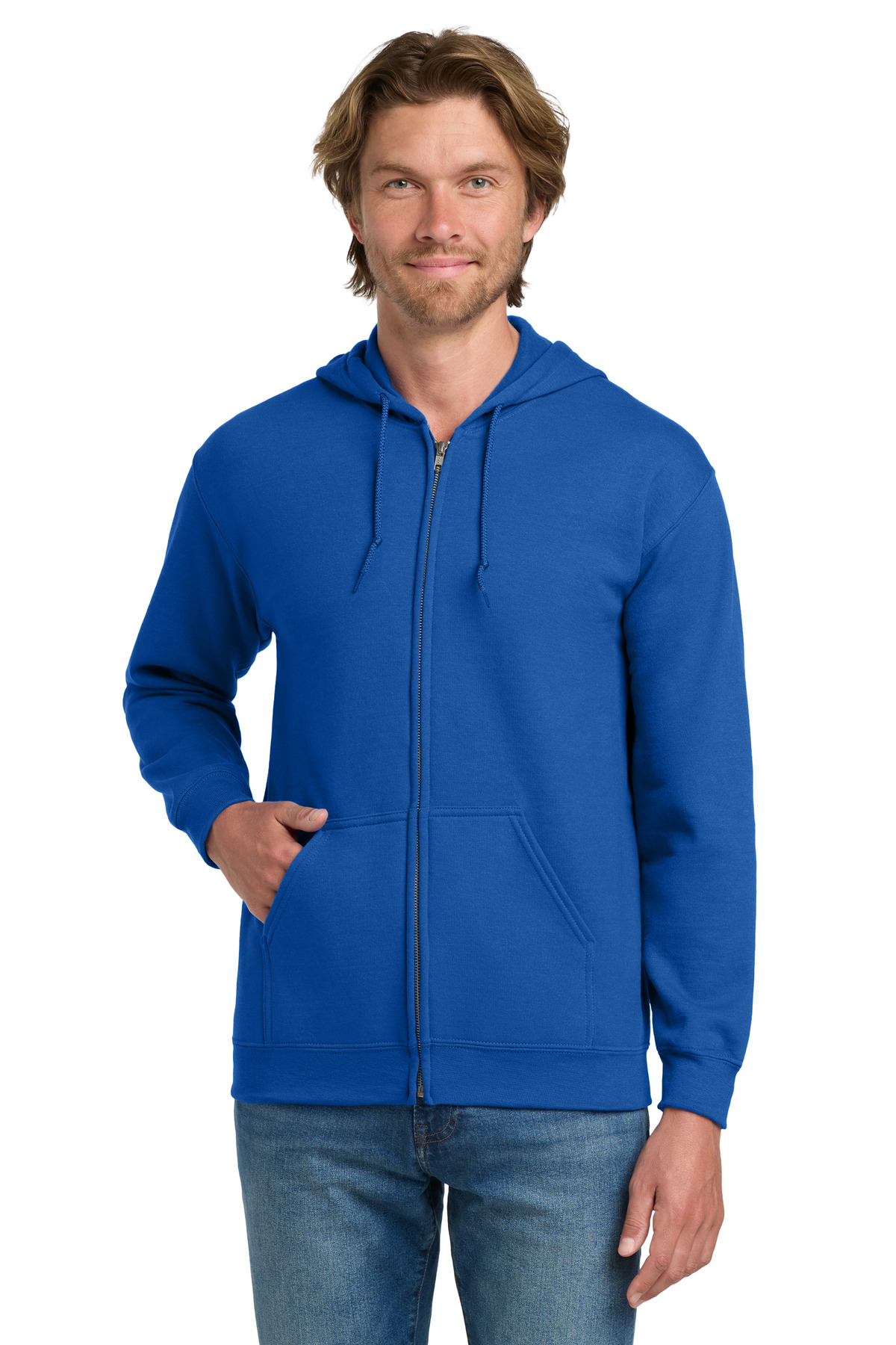 Gildan - Heavy Blend Full-Zip Hooded Sweatshirt. 18600, custom hoodie or sweatshirt with logo imprint 207