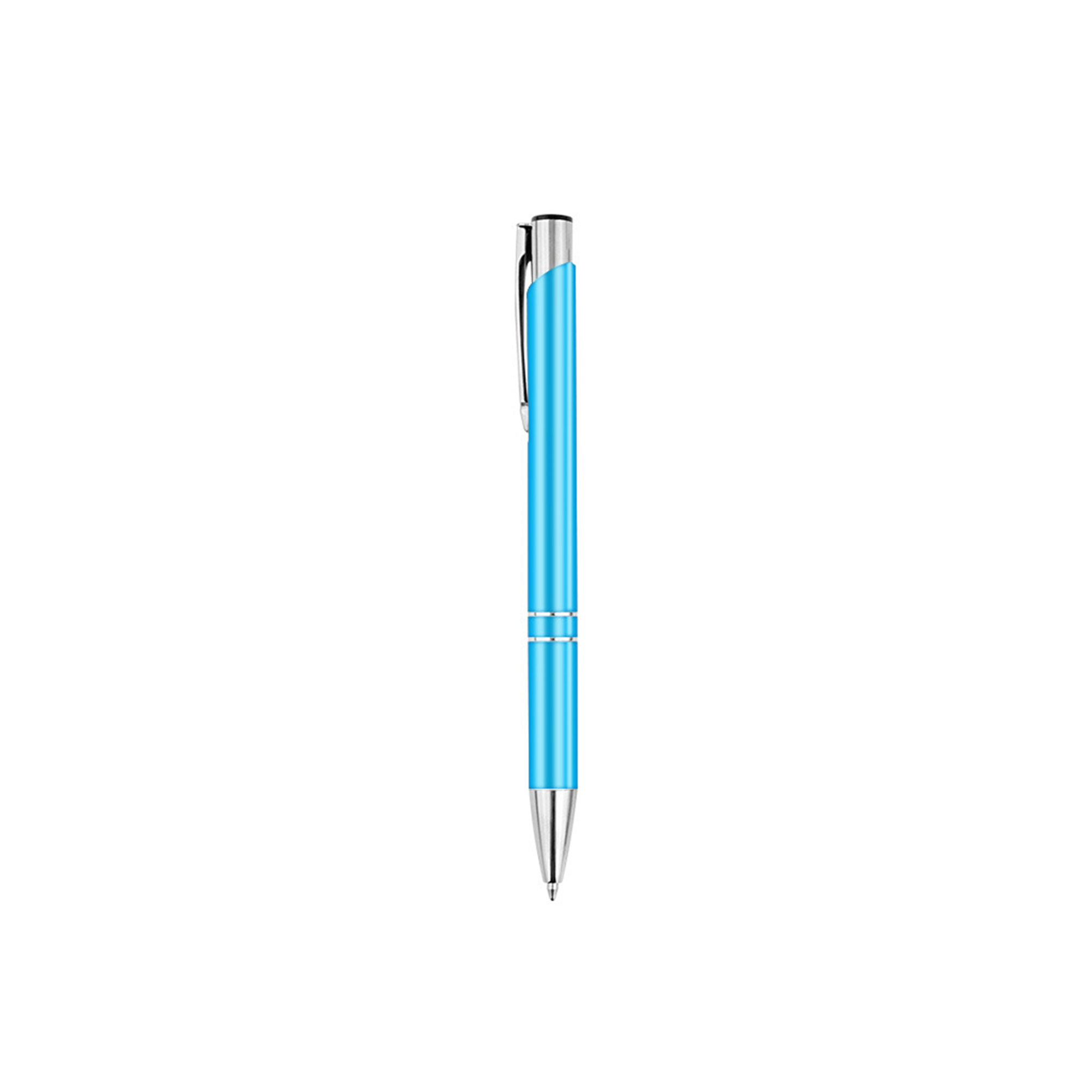 Aluminum Click Action Ballpoint Pen With Chrome Clip 14