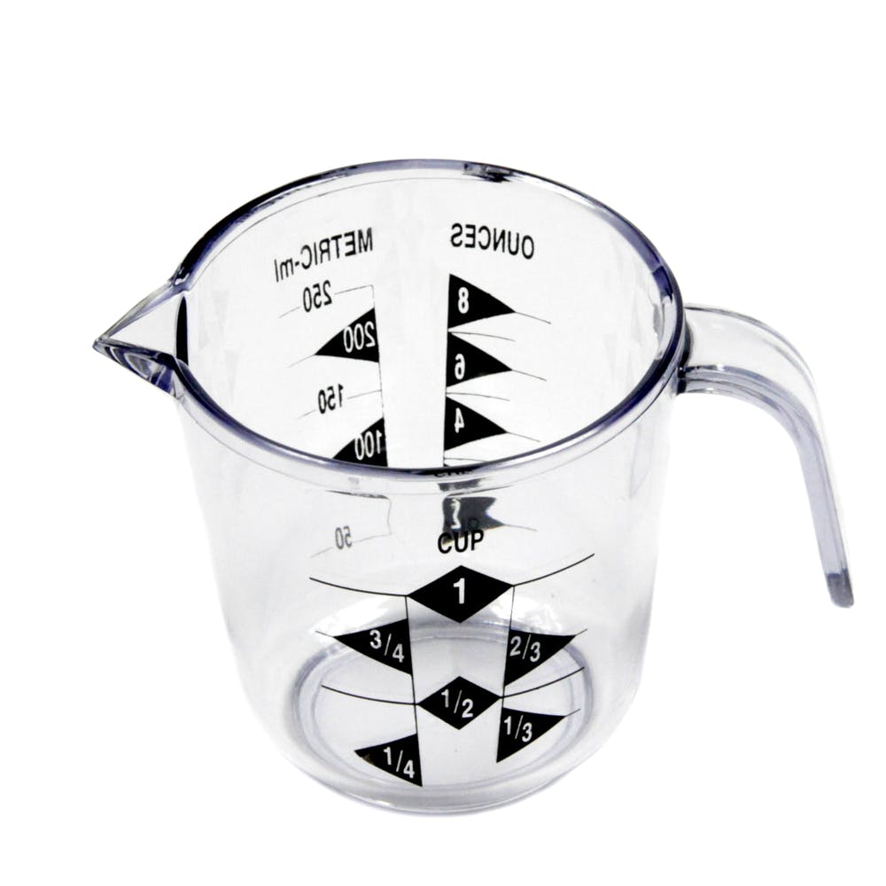 Measuring Cups - 1 Cup Clear Plastic 2