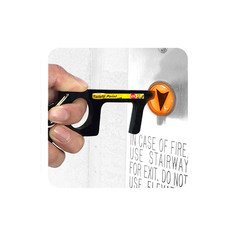 "ANSTED" Touchless Black Acrylic Sanitary Key 4