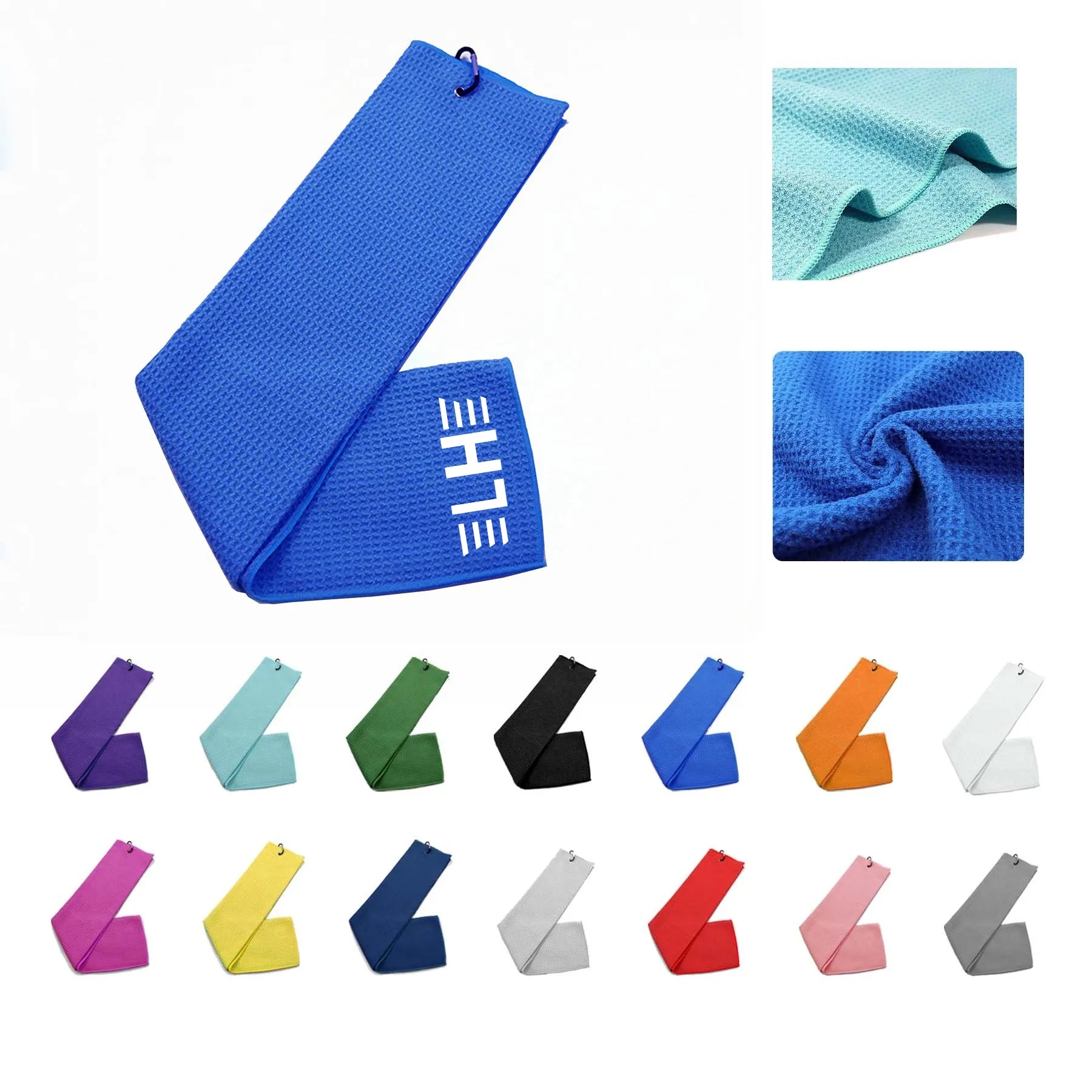 Ultra-Fine Microfiber Golf Towel with Clip 11
