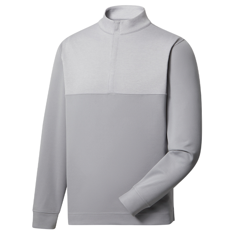 FootJoy Heather Yoke Half-Zip Midlayer, custom hoodie or sweatshirt with logo imprint 4