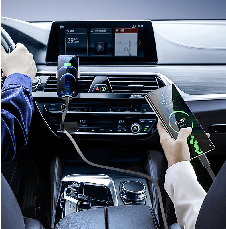Retractable Car Charger 4 in 1 2