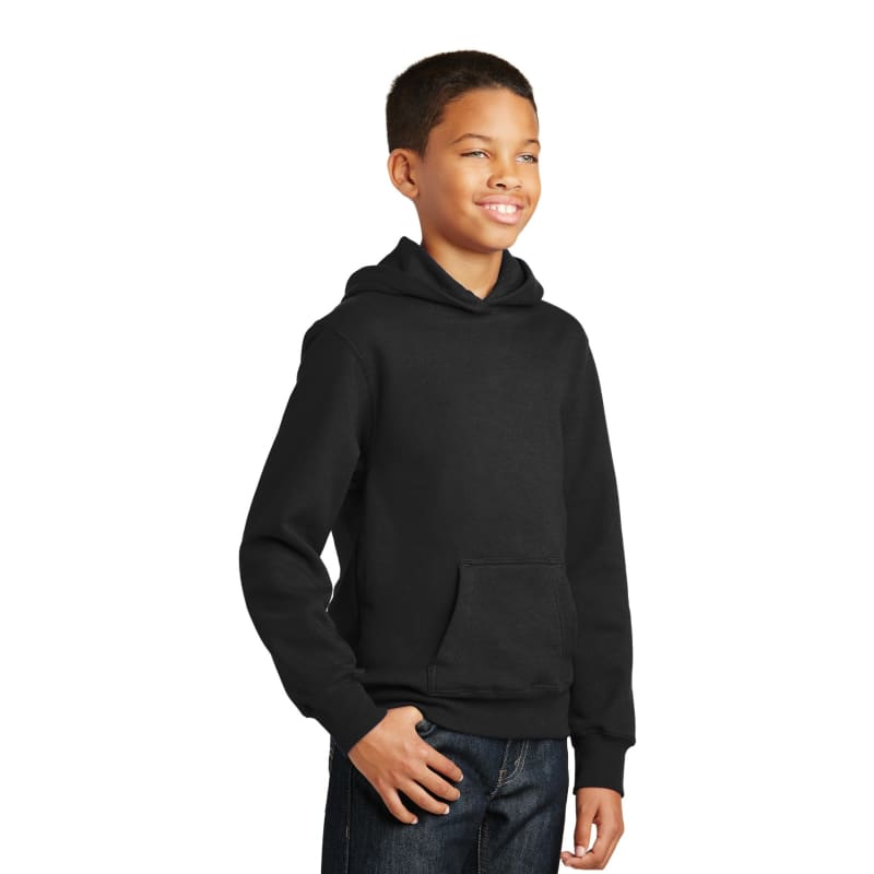 Port & Company Youth Fan Favorite Fleece Pullover Hooded Sweatshirt. 37