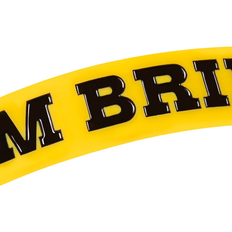 Ink Injected Silicone Adjustable  Wristbands 183