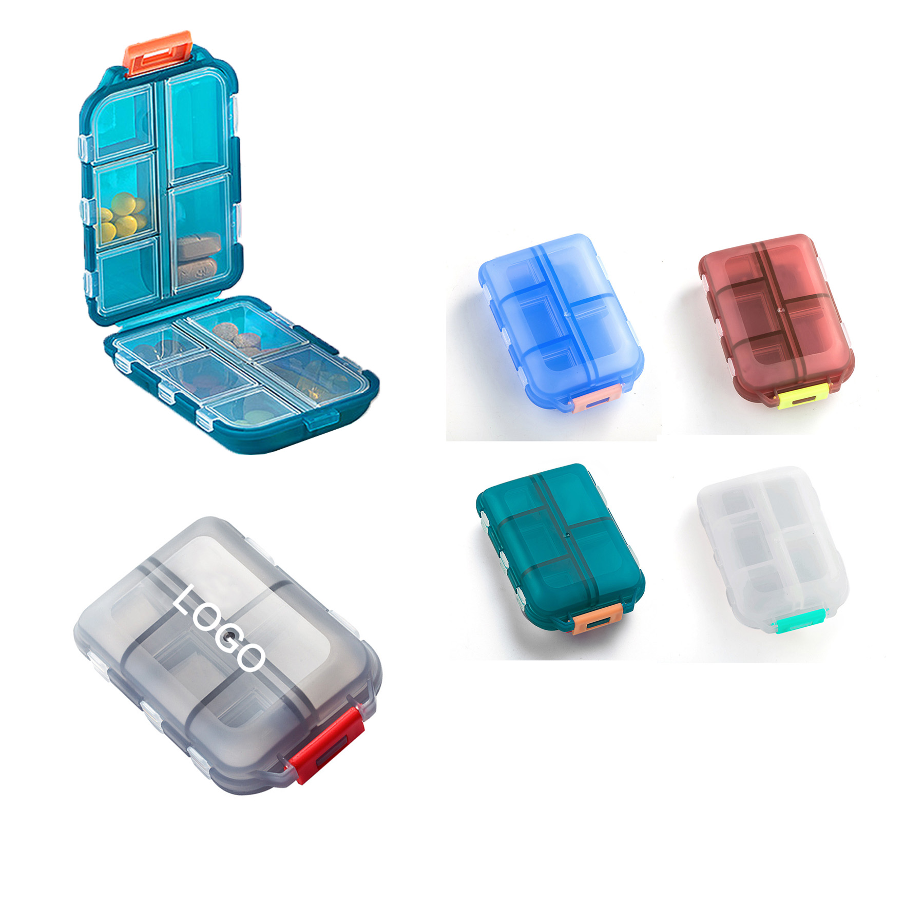 Portable Folding Small Pill Case 1