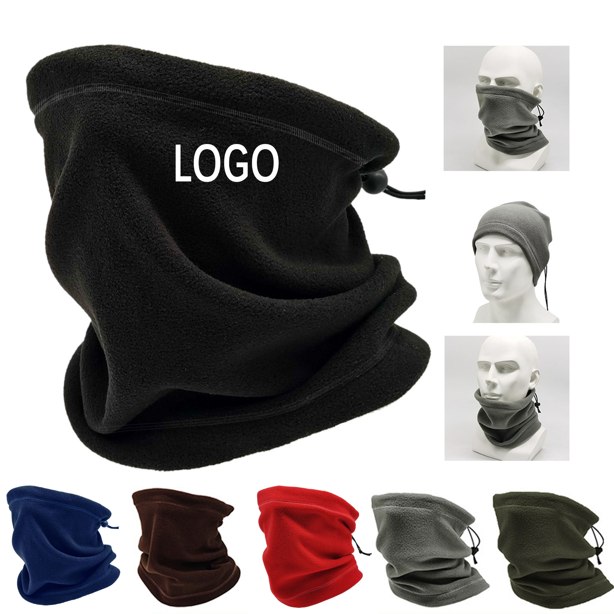 Winter Fleece Neck Cover Scarf Thermal Gaiter 2