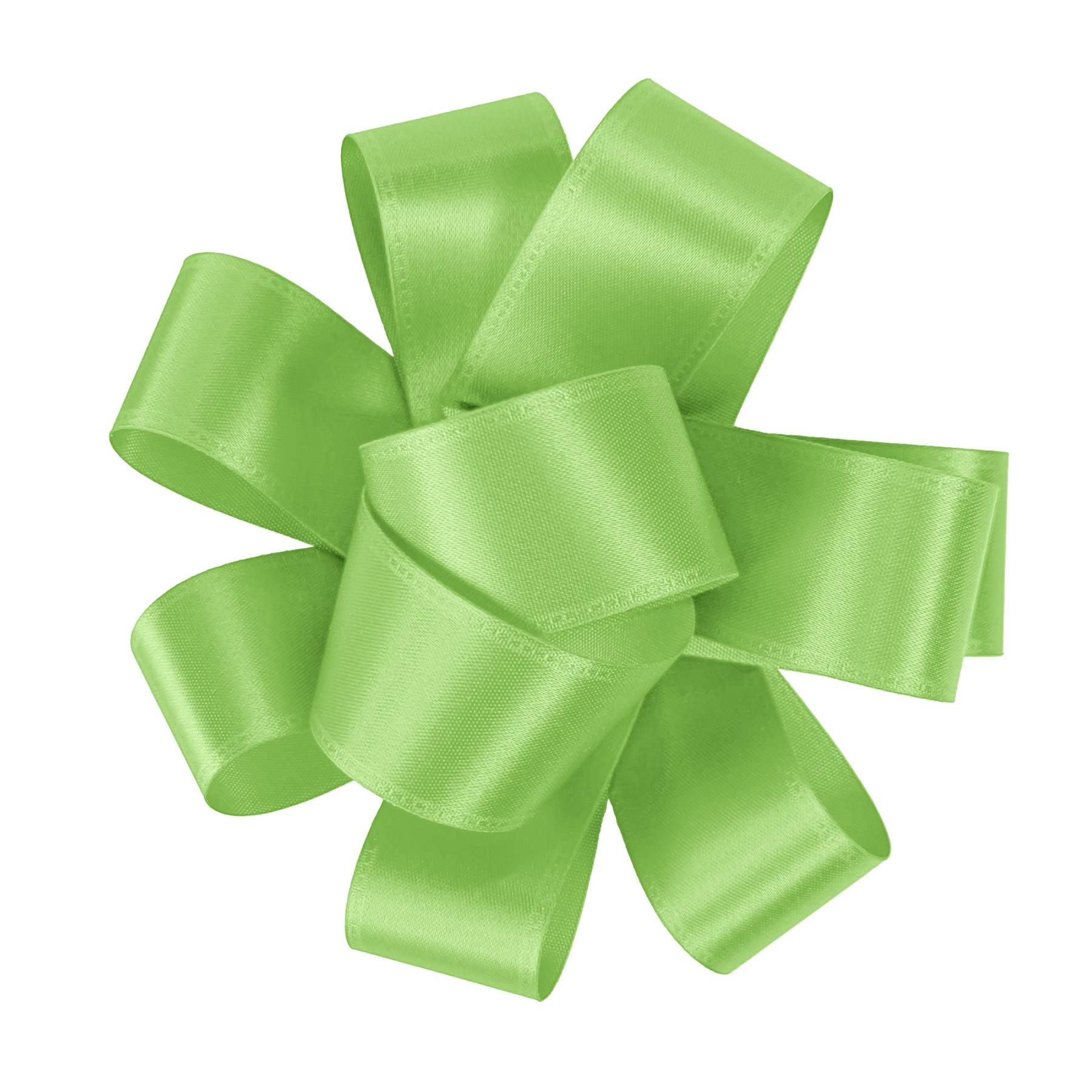 1" Badge Satin Bow - Sparkle 30