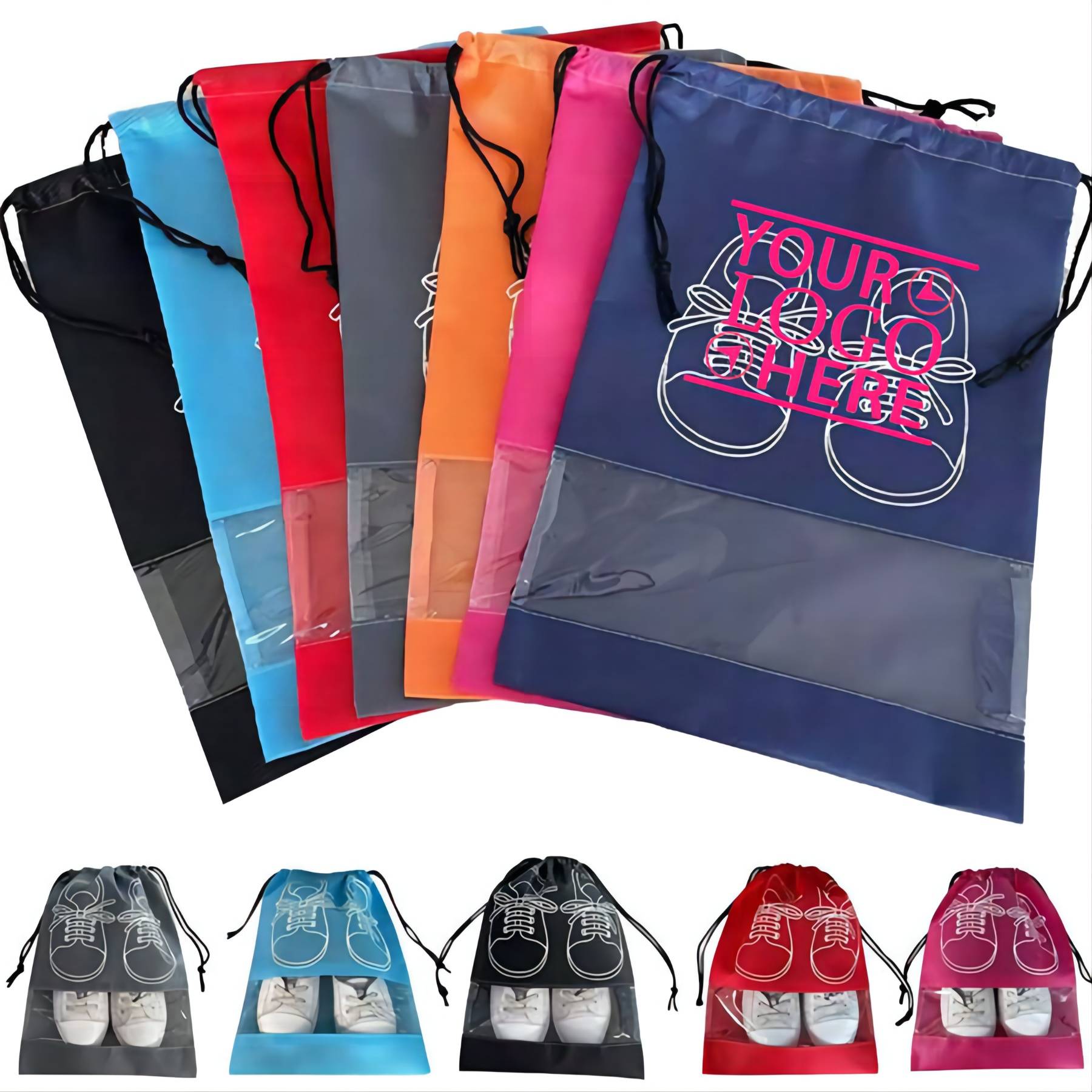 Non Woven Drawstring Shoe Bag 1