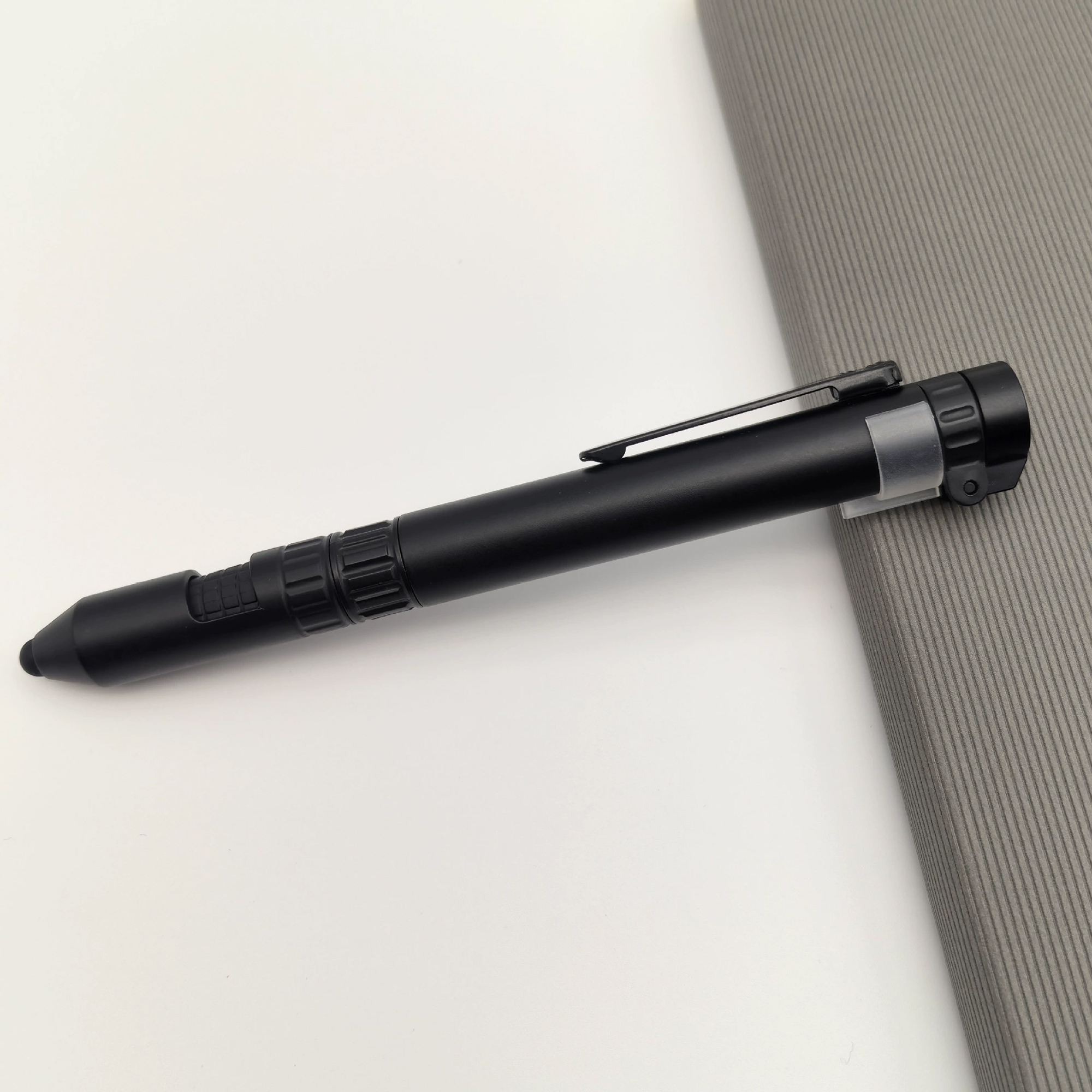 6 in 1 Multifunction Tool Ballpoint Pen with Outdoor Compass Screwdriver Torch Stylus Mobile Phone 11