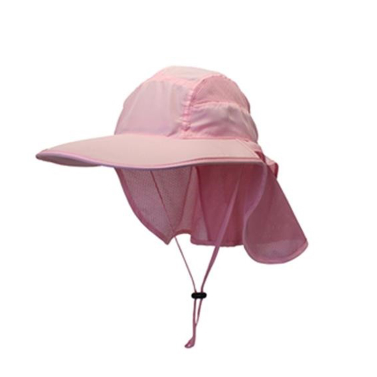 Outdoor Mesh Sun/fishing Hat With Neck Cape 2