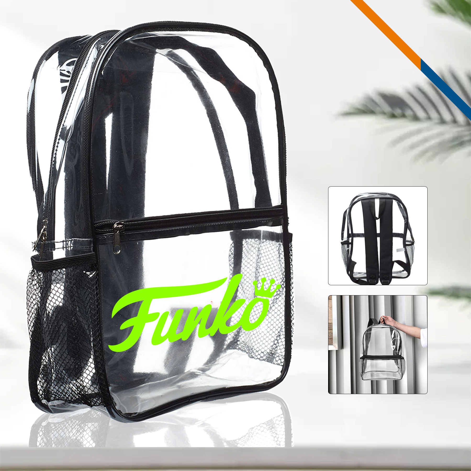 Leith Clear Backpacks 9