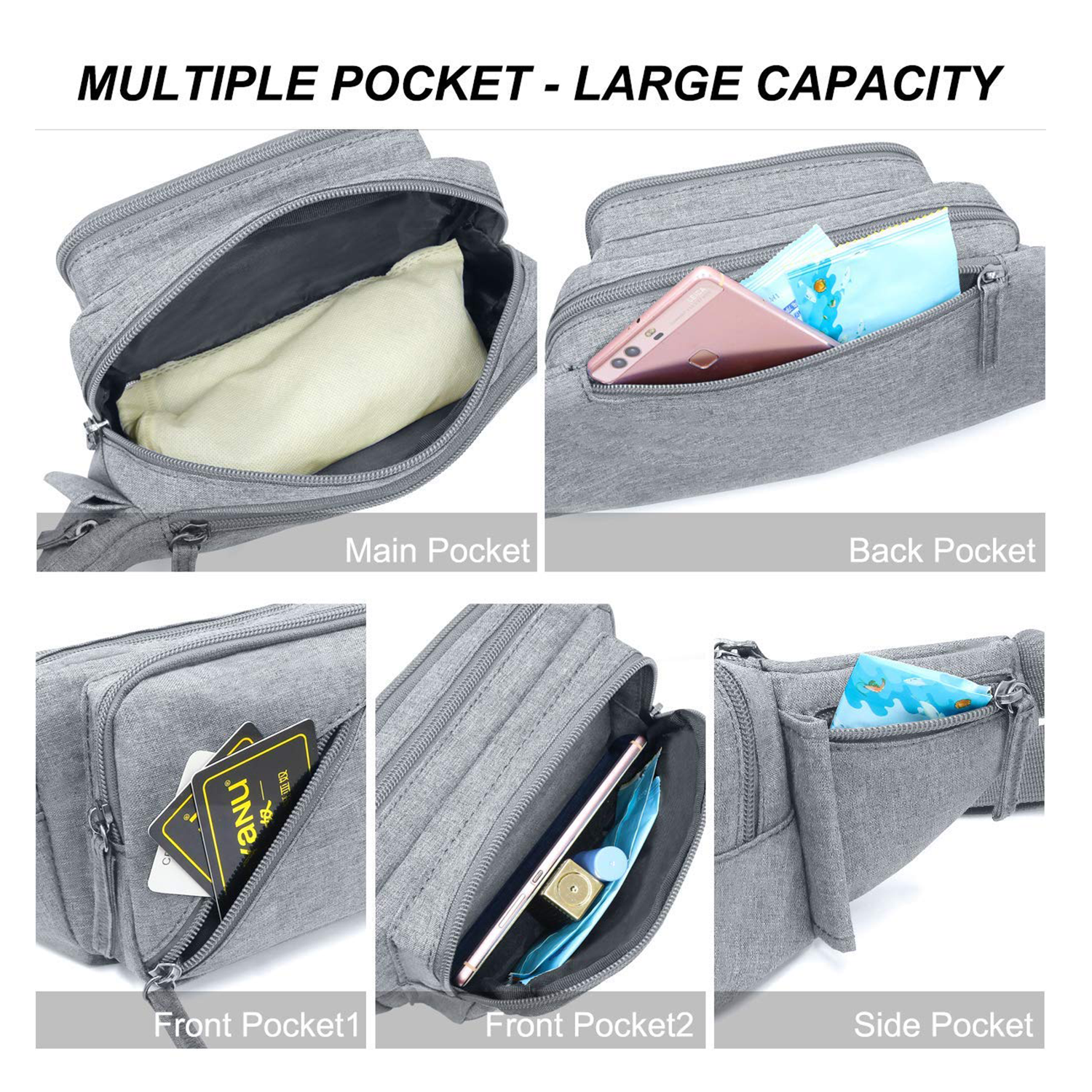Fanny Waterproof Waist Bag Pack 4