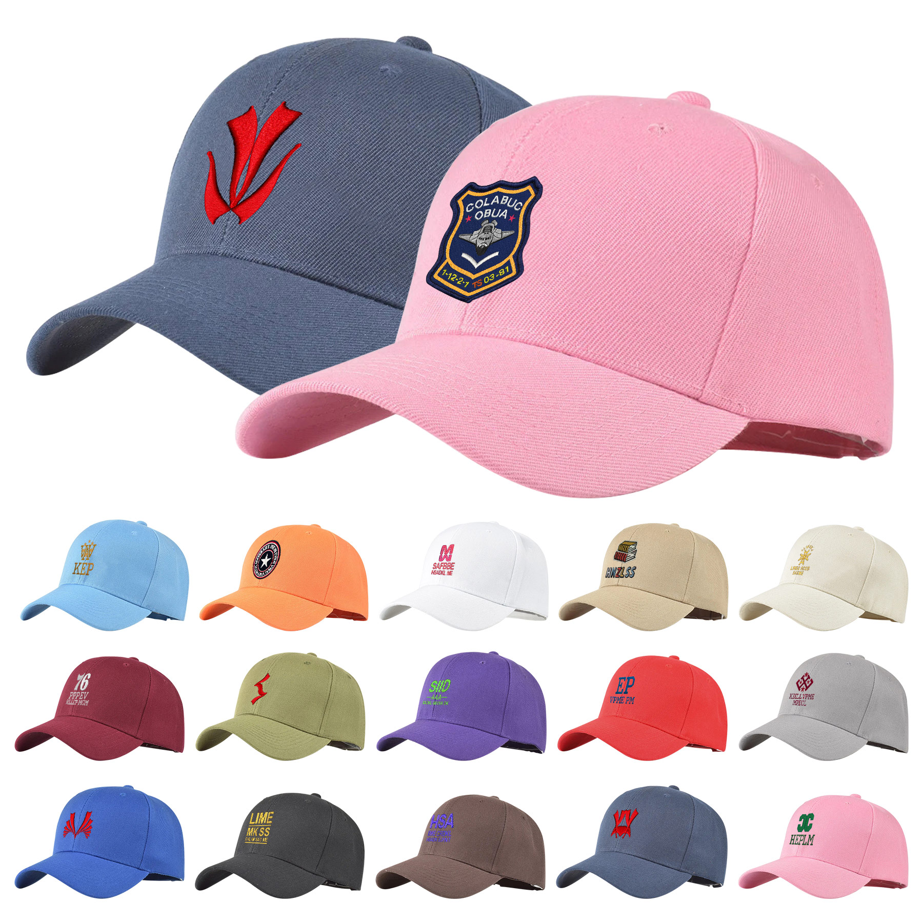 Six-Panel Transfer Printing Baseball Cap 5