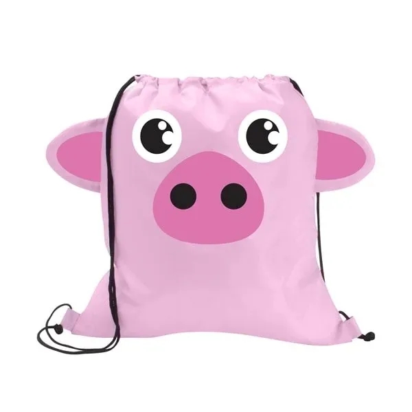 Promotional Paws N Claws Kids Drawstring Backpack 6