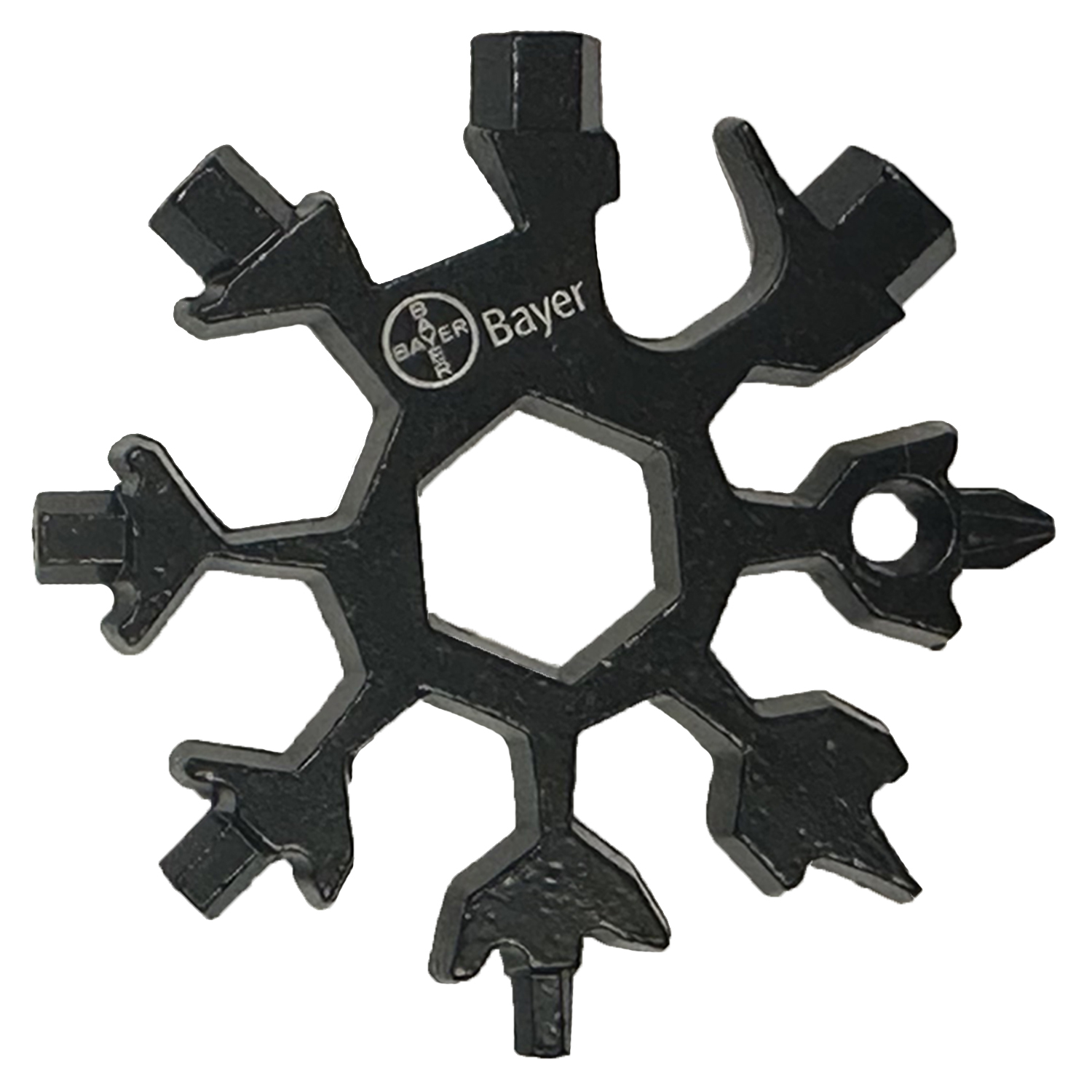 18-in-1 Multi-Tool Snowflake with Keychain 3