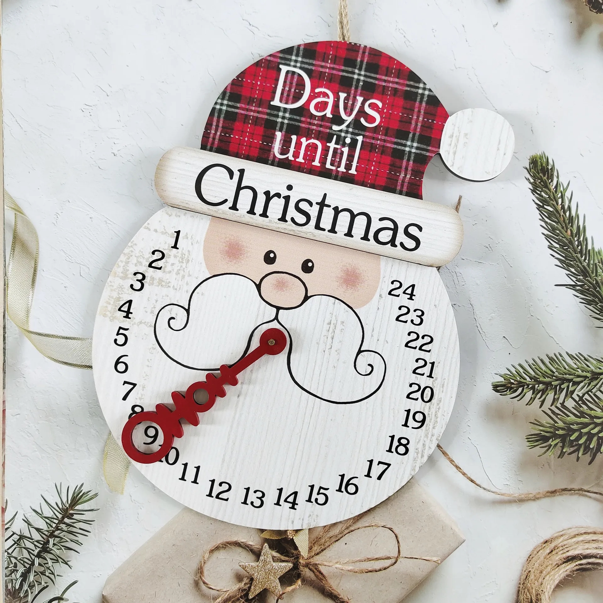 Reusable Wooden Countdown Calendar 16.75x12.75" 2