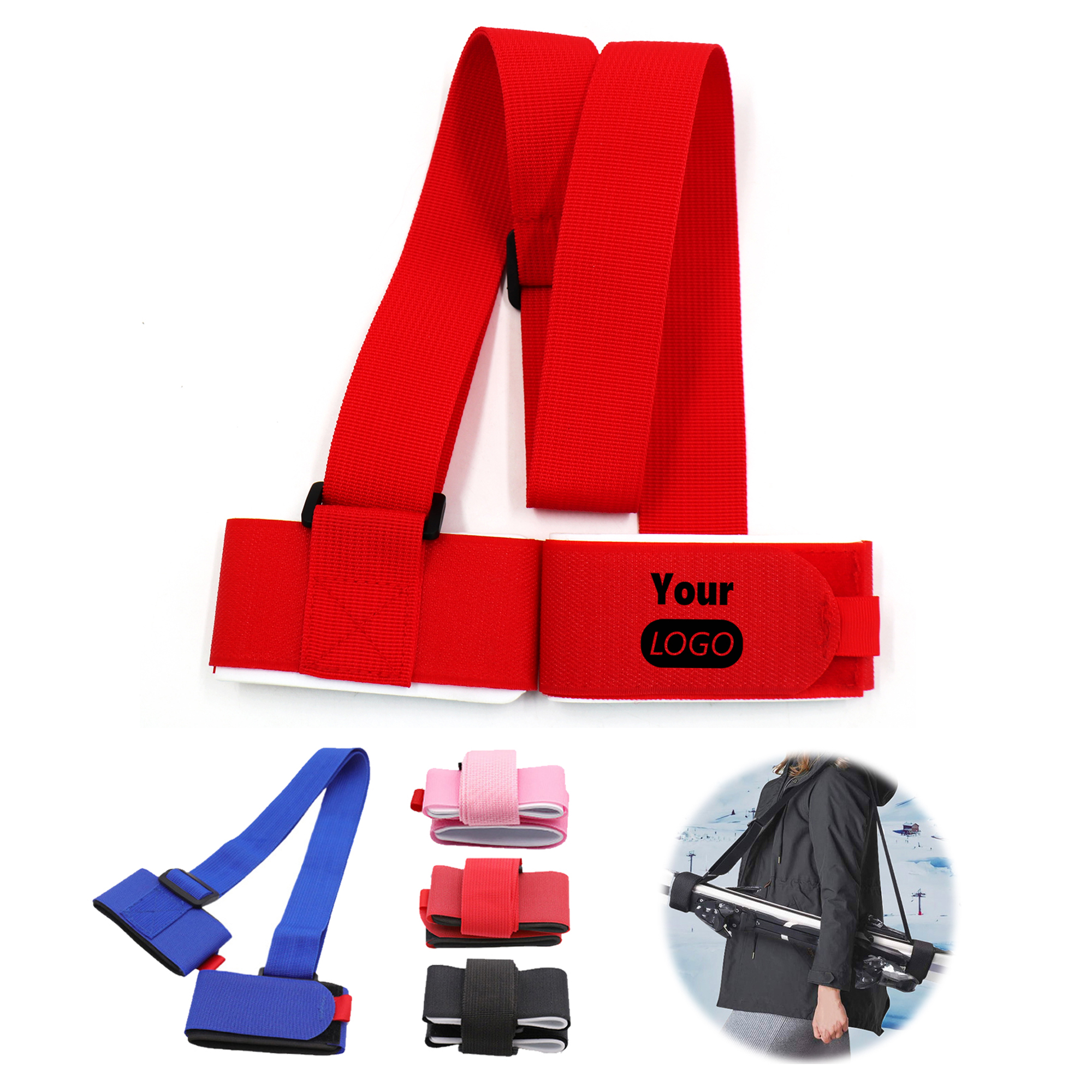 Ski Strap Carrier Shoulder Belt Loop Holder 3