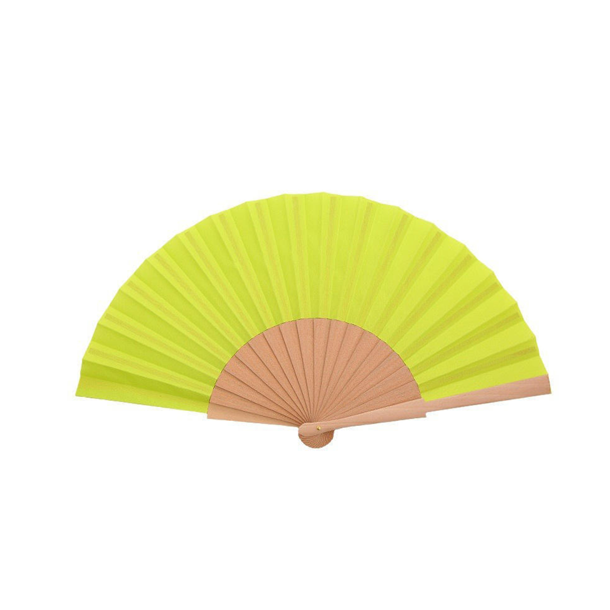 Full Color Bamboo Paper Folding Hand Fan 15 x 8.25" 3