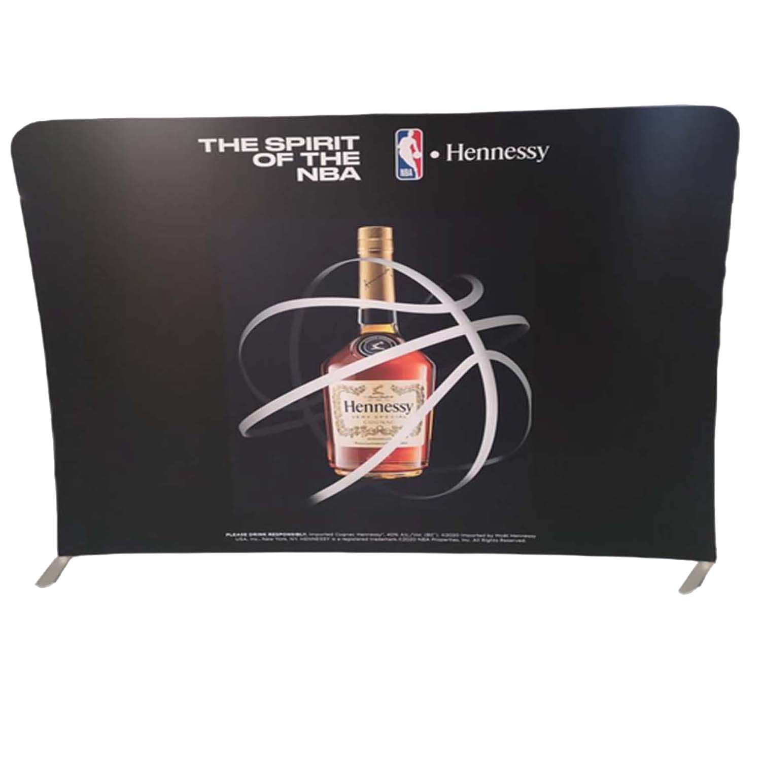 10'W x 8'H EuroFit Tension Fabric Straight Wall Display Kit, Double Sided Graphics, NO SETUP CHARGE 14
