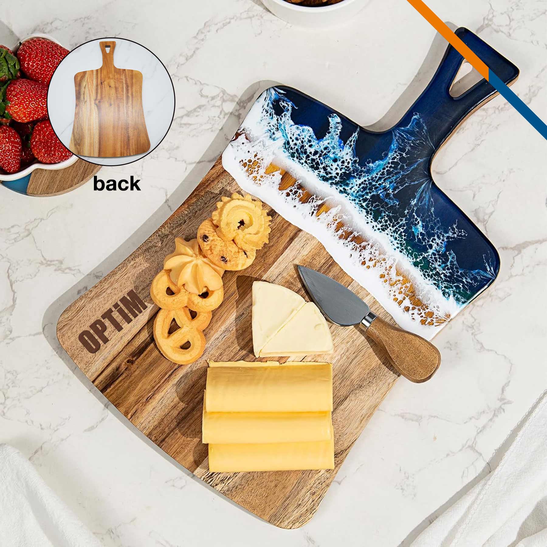 Voss Ocean Wood Resin Cutting Board 3