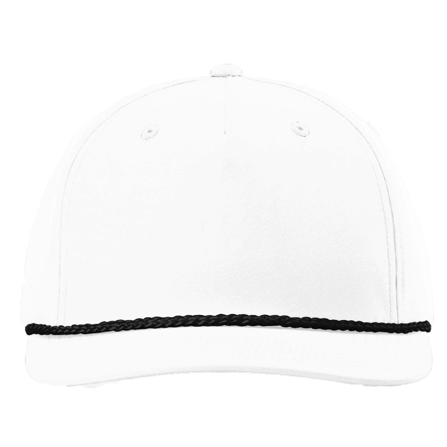 Richardson #258 Five Panel Rope Cap w/Leatherette Adhesive Patches or Embroidery 18
